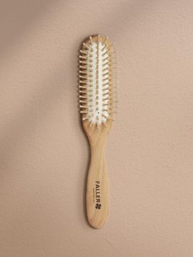 morethan8 [Faller Brush] Wood Ball Pin Paddle Hair Brush