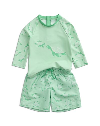 Mori Mori Boys' Rashguard & Trunks Set