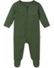 MORI MORI Bear Print Zip-Up Romper - 1