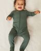 MORI MORI Bear Print Zip-Up Romper - 2