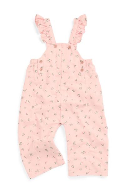 MORI MORI Frilled Corduroy Dungarees