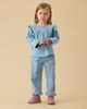 Mori Mori Girls' Frilled Long Sleeved Denim Top - 4