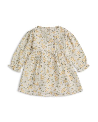 Mori Mori Girls' Muslin Floral Long Sleeve Dress