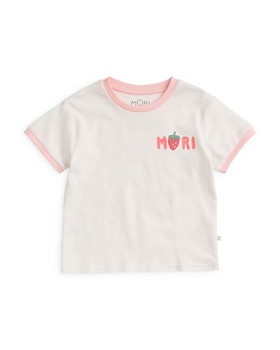 Mori Mori Girls' Strawberry Tee