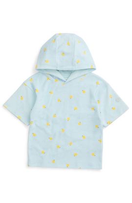 MORI MORI Lemon Print Towelling Hoodie