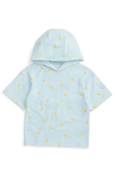 MORI MORI Lemon Print Towelling Hoodie