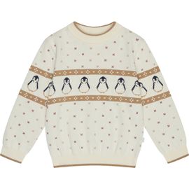 MORI MORI Penguin Fair Isle Knitted Jumper