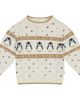 MORI MORI Penguin Fair Isle Organic Cotton Sweater - 1