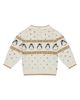 MORI MORI Penguin Fair Isle Organic Cotton Sweater - 2