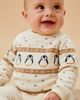 MORI MORI Penguin Fair Isle Organic Cotton Sweater - 4