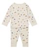 MORI MORI Dino Print Two-Piece Fitted Pajamas - 1