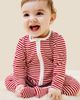 MORI MORI Rib Fitted One-Piece Footed Pajamas - 3