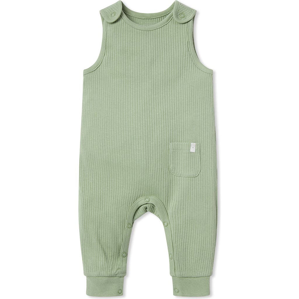 MORI MORI Ribbed Fitted Overall Romper