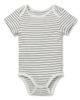 MORI MORI Stripe Short Sleeve Bodysuit - 1