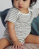 MORI MORI Stripe Short Sleeve Bodysuit - 2
