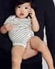 MORI MORI Stripe Short Sleeve Bodysuit - 3