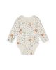 Mori Mori Unisex Bear Print Long Sleeve Bodysuit - 1