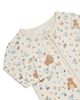 Mori Mori Unisex Bear Print Two Way Zip Up Sleepsuit - 4