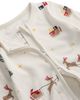 Mori Mori Unisex Christmas Print Two Way Full Zip Footie - 2