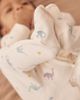 Mori Mori Unisex Dino Print Two Way Full Zip Footie Pajamas - 4