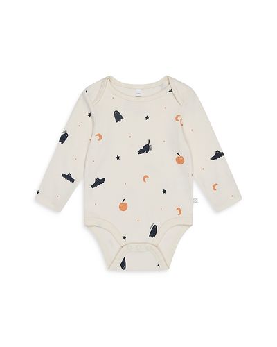 Mori Mori Unisex Halloween Print Long Sleeve Bodysuit