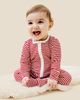 Mori Mori Unisex Ribbed Stripe Two Way Zip Sleepsuit - 4