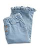 Mori Mori Unisex Ruffled Hem Denim Trousers - 2