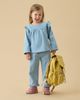Mori Mori Unisex Ruffled Hem Denim Trousers - 4