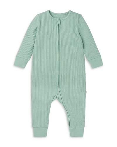 Mori Mori Unisex Stretch Ribbed Two Way Full Zip Coverall Pajamas