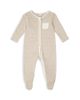 Mori Mori Unisex Striped Clever Zip Footie - 1