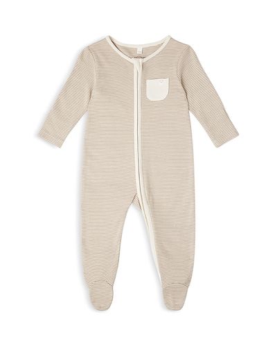 Mori Mori Unisex Striped Clever Zip Footie
