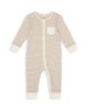 Mori Mori Unisex Striped Clever Zip Romper - 1
