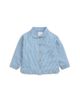 Mori Mori Unisex Striped Denim Quilted Jacket - 1