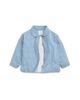 Mori Mori Unisex Striped Denim Quilted Jacket - 2