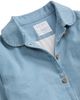 Mori Mori Unisex Striped Denim Quilted Jacket - 3
