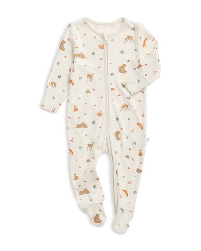 Mori Mori Unisex Woodland Two Way Zip Up Footed Sleep Suit