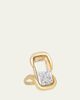 Moritz Glik 18K Presa Cushion Ring with Diamonds - 3