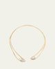 Moritz Glik 18K Yellow Gold Cascavel Choker Necklace with Diamonds and Kaleidoscope Shakers - 1