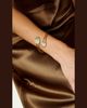 Moritz Glik 18K Yellow Gold Cascavel Open Bracelet with Diamonds and Kaleidoscope Shakers - 3