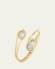 Moritz Glik 18K Yellow Gold Cascavel Open Bracelet with Diamonds and Kaleidoscope Shakers - 4