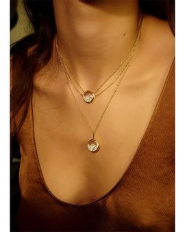 Moritz Glik Moritz Glik 18K Yellow Gold Diamond Core 15 Choker Necklace, 14.5-15.5