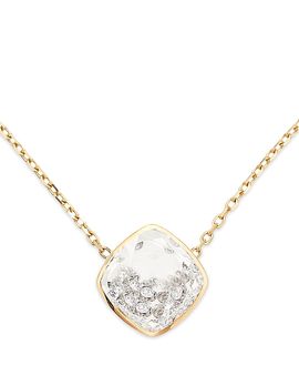 Moritz Glik Moritz Glik 18K Yellow Gold Diamond Naipe Cushion Shaker Pendant Necklace, 15-15.5