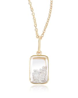 Moritz Glik Moritz Glik 18K Yellow Gold Diamond Petite Shaker Pendant Necklace, 16-18