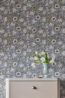 Morris & Co. Mallow Floral Wallpaper