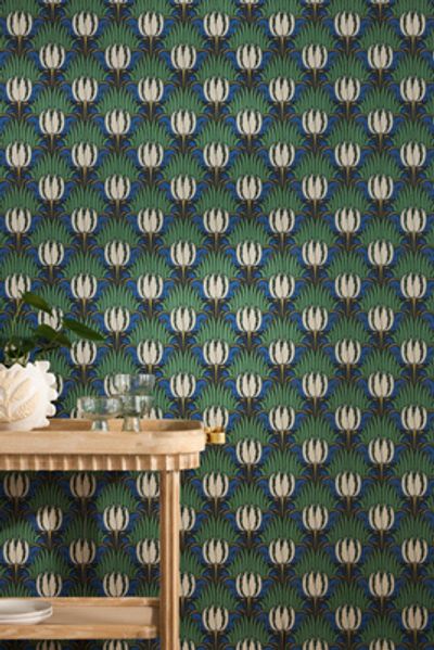 Morris & Co. Tulip & Bird Floral Wallpaper
