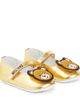 Moschino Kids Moschino Kids Baby metallic ballet flats - 1