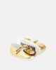 Moschino Kids Moschino Kids Baby metallic ballet flats - 5