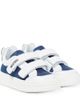 Moschino Kids Moschino Kids Leather-trimmed canvas sneakers - 1
