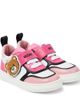 Moschino Kids Moschino Kids Leather-trimmed sneakers - 1
