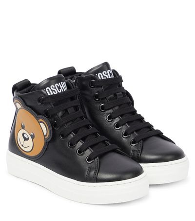 Moschino Kids Moschino Kids Leather sneakers